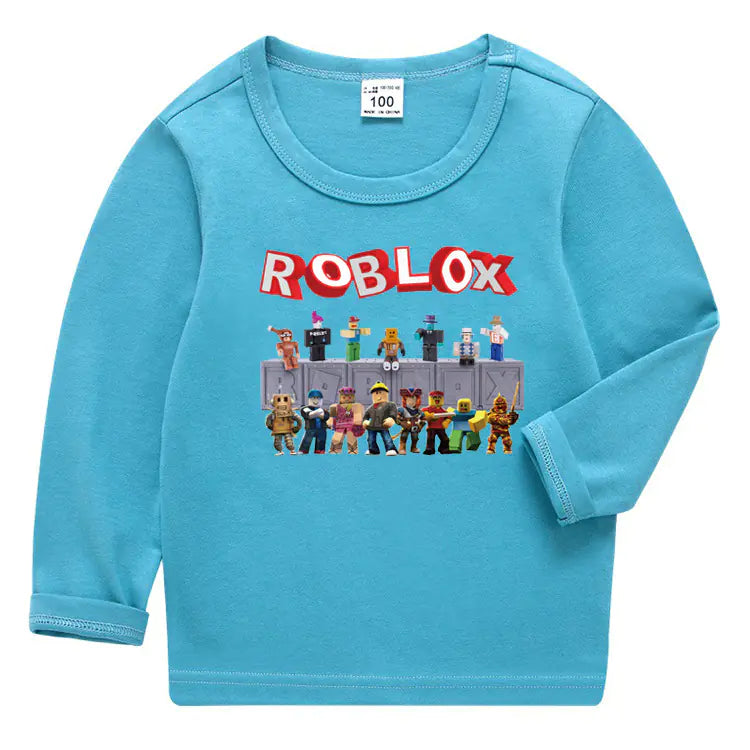 2020 Kids Korean Style Roblox Long Sleeve T-Shirt
