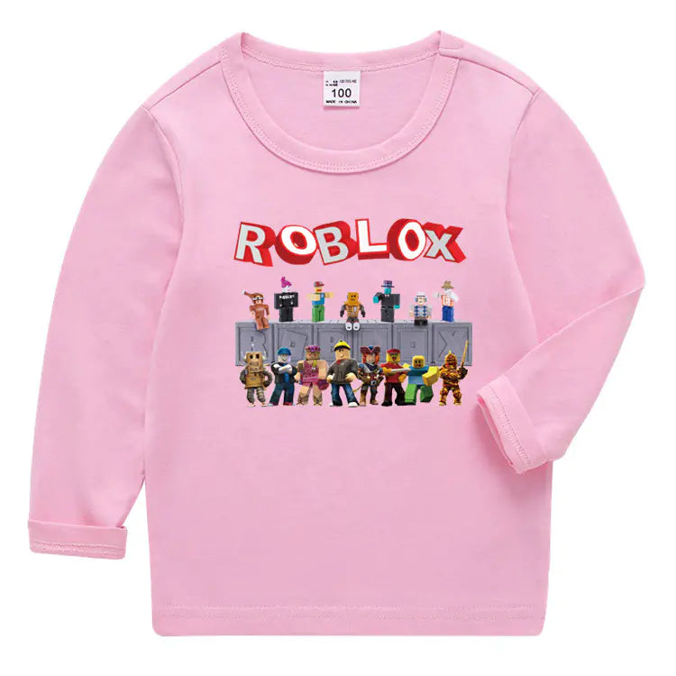 2020 Kids Korean Style Roblox Long Sleeve T-Shirt
