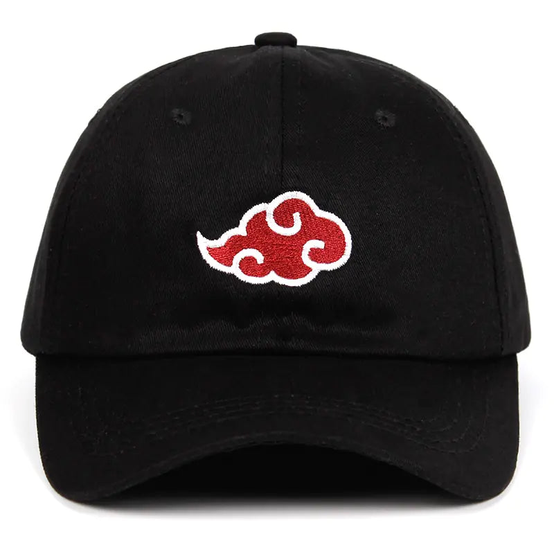 Anime Naruto Akatsuki Cloud Embroidered Baseball Cap