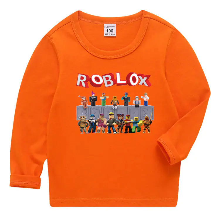 2020 Kids Korean Style Roblox Long Sleeve T-Shirt