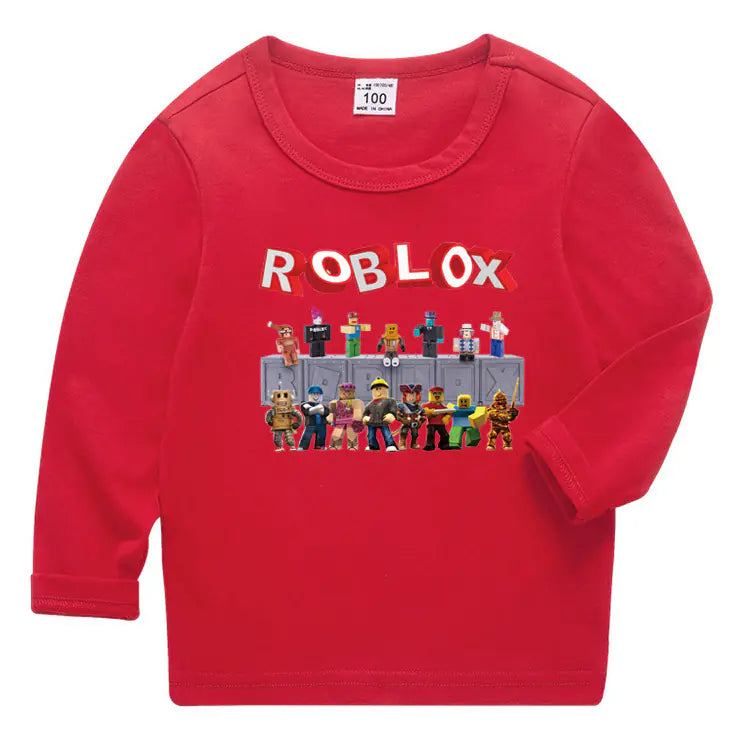 2020 Kids Korean Style Roblox Long Sleeve T-Shirt
