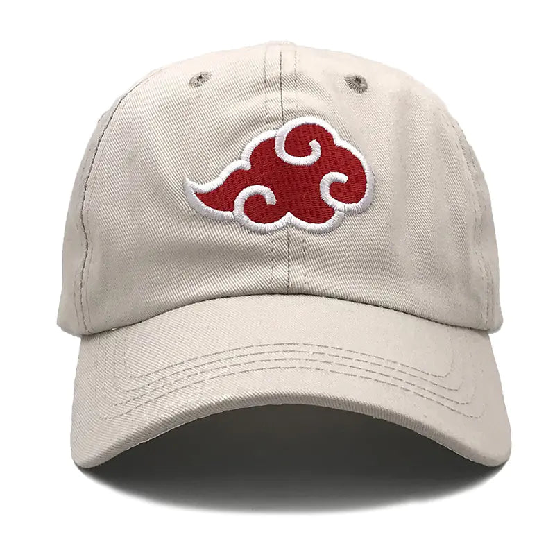 Anime Naruto Akatsuki Cloud Embroidered Baseball Cap