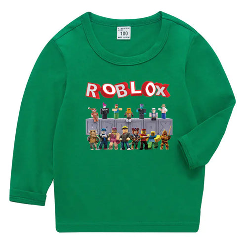 2020 Kids Korean Style Roblox Long Sleeve T-Shirt