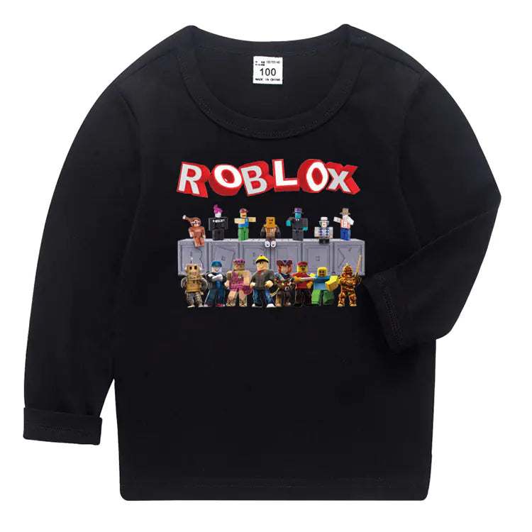 2020 Kids Korean Style Roblox Long Sleeve T-Shirt