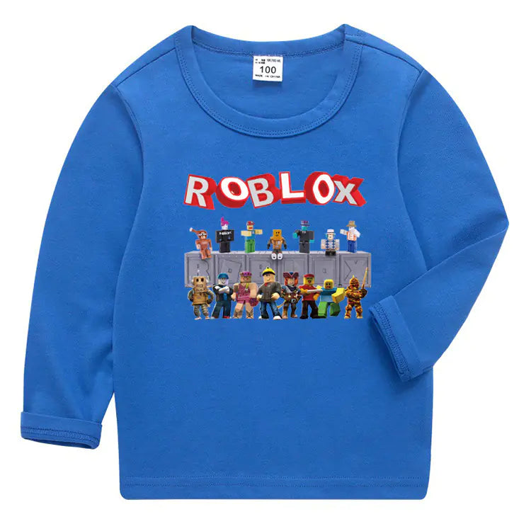 2020 Kids Korean Style Roblox Long Sleeve T-Shirt